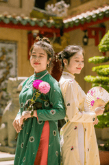 Cô gái, thiếu nữ, Việt Nam, trang phục truyền thống, girl, young woman, Vietnam, traditional costume - Thanh Nhan 4