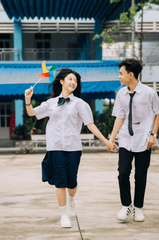 Học sinh, student, trường học, school, kỉ yếu, cặp đôi, tình yêu, love, couple, VietNam 3
