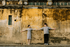 Cặp đôi, couple, nam nữ, tình yêu, chụp ảnh, Hội An, phố cổ, nắng vàng,Việt Nam - Trần Long 25