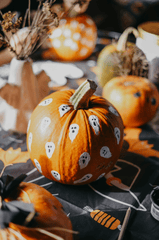 Halloween, bí đỏ, con ma, lễ hội, pumpkin, ghost, festival - Valeria Boltneva
