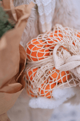 Chanh, quýt, cam, trái cây, giỏ lưới, giỏ, lemon, orange, tangerine, fruit, mesh basket, basket- Valeria Boltneva