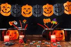 Halloween, trang trí halloween, đèn, bí đỏ, tiệc halloween, halloween decoration, lights, pumpkin, halloween party - Evantoli 1