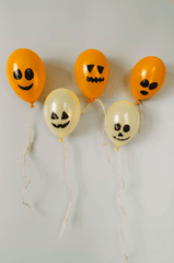 Halloween, bóng bay, mặt ma, trang trí halloween, balloons, ghost face, halloween decoration - Jeycen
