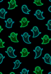 Halloween, hình nền, họa tiết, con ma, wallpaper, pattern, ghost - HPDorn 5