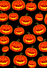 Halloween, hình nền, họa tiết, bí đỏ, wallpaper, pattern, pumpkin - HPDorn 3