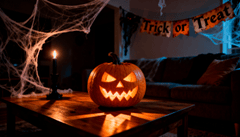 Halloween, bí đỏ, đèn bí đỏ, trang trí halloween, dễ thương, pumpkin, pumpkin lantern, halloween decoration, cute, - Avanto 6 2