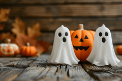 Halloween, bí đỏ, kinh dị, con ma, trang trí halloween, lễ hội, ghost, pumpkin, horror, halloween decoration, festival - Venan 1