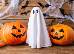 Halloween, hóa trang, con ma, dễ thương, hài hước, costume, ghost, cute, funny - Tiny 14