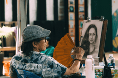 Vẽ tranh, nghệ thuật, lao động, đường phố, giản dị, người lao động, thành phố, labor, street, simple, worker, city- Vien_beos 1