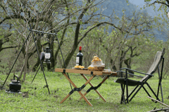 Cấm trại, khói, bàn ăn, rượu, trái cây, Camping, smoke, dining table, wine, fruit- xuanduongvan87