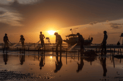 Bình minh, hoàng hôn, làng muối, sông, sunrise, sunset,  salt village, river- xuanduongvan87