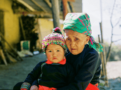 Trẻ em, bà, grandma, em bé, vùng cao, miền núi, dân tộc, children, babies, highlands, mountainous areas, ethnic groups - xuanduongvan87 4