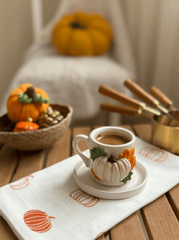 Halloween, ly, cốc sứ, trang trí halloween, bí đỏ, không gian, cups, ceramic mugs, halloween decorations, pumpkins, space - Gamze Savaş
