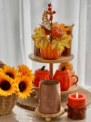 Halloween, ly, cốc sứ, dụng cụ trang trí halloween, bí đỏ, hoa khô, không gian, cups, ceramic mugs, halloween decorations, pumpkins, dried flowers, space-yasminizm 4
