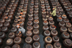 Làm mắm, làng nghề, cái lu, làng nghề thủ công, craftvillage, making fish sauce, craft village, jar- xuanduongvan87 1