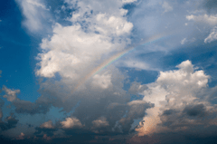 Bầu trời, mây, cầu vồng, sky, rainbow, cloud- xuanduongvan87