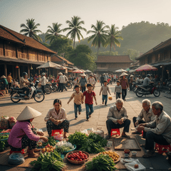 hình ảnh cộng đồng địa phương . Với đặc điểm phong cách...