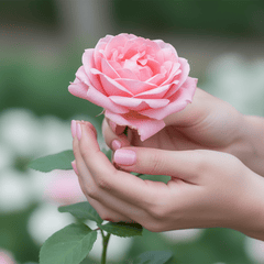 Ảnh chụp cận cảnh đôi bàn tay của một người phụ nữ có làn...