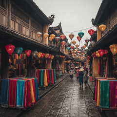 The silk district revealed itself as a breathtaking labyrinth of narrow,...