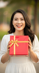 Tạo hình ảnh cô gái Việt Nam khoảng 30 tuổi, mặc váy trắng,...