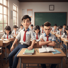 TẠO ẢNH HOẠT HÌNH KHÔNG CÓ Ô LỜI THOẠI ẢNH HỌC SINH NAM TÊN AN...