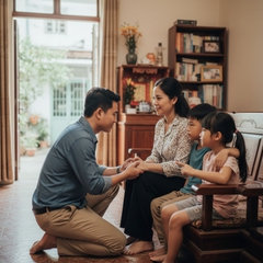 Không cố chấp, nhận lỗi khi bản thân sai trong gia đình . Với...