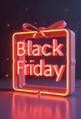 hộp quà, phát sáng, black friday, đen neon, 3D, ánh sáng,  gift box, glow, black friday, neon black, 3D, light