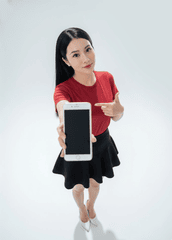 Cô gái, thiếu nữ, điện thoại, quảng cáo, mua hàng, online, girl, young woman, phone, advertisement, shopping