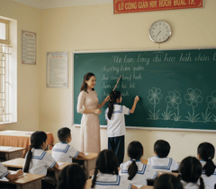 Giáo viên, cô giáo, chỉ dẫn, giảng dạy, lớp học, học sinh, teacher, teacher, instruction, teaching, classroom, student 1