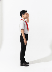 Học sinh, học sinh nam, khăn quàng đỏ, Việt Nam, students, male students, red scarf, Vietnam 3