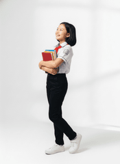 Học sinh, học sinh nữ, khăn quàng đỏ, Việt Nam, students, female students, red scarf, Vietnam 3