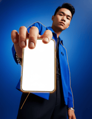 Chàng trai, nam, cầm điện thoại, sale, quảng cáo, trực tuyến, boy, holding phone, sale, advertising, online, 3