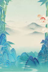 Cây tre, núi non, truyền thống, cảnh Việt Nam, bamboo, mountains, traditions, Vietnamese scenery,