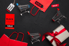 Giảm giá, xe đẩy, giỏ hàng, túi xách, mua sắm, shopping, market, sale, black friday, fashion -  annariaboshapko 8