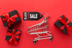 Giảm giá, xe đẩy, giỏ hàng, túi xách, mua sắm, shopping, market, sale, black friday, fashion -  annariaboshapko 5
