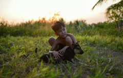 Bé trai, trẻ em, tuổi thơ, đồng ruộng, boy, child, childhood, field- C.T. PHAT 6