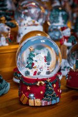 Giáng sinh, quả cầu tuyết, ông già noel, trang trí, christmas, snow globe, Santa Claus, decoration - Daisa TJ