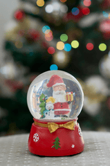Giáng sinh, quả cầu tuyết, ông già noel, trang trí, christmas, snow globe, Santa Claus, decoration - GERMAN SUAREZ