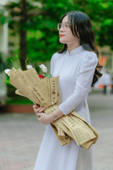 Áo dài, tốt nghiệp, kỷ yếu, học sinh, student, school, con gái, girl, Việt Nam - HONG SON 7