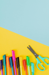 Thước, kẹp giấy, kéo, bút,book, đồ dùng học tập, trường, school supplies, school-Karola G 6