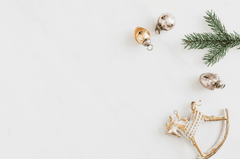 Giáng sinh, quả châu, cây thông, nền, tuần lộc, christmas, baubles, red, greeting, background, reindeer -  Karola G