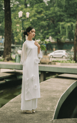 Áo dài, con gái, girl, thiếu nữ, trang phục truyền thống, Hồ con rùa, Việt Nam - Kha Ruxury 2