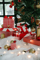 Hộp quà, quà giáng sinh, trang trí, nơ, gift box, Christmas gift, decor, bow - Laura James