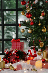 Hộp quà, quà giáng sinh, trang trí, nơ, gift box, Christmas gift, decor, bow - Laura James 1