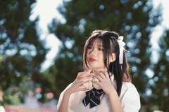 Tốt nghiệp, kỷ yếu, học sinh, student, school, thiếu nữ, con gái, girl, Việt Nam - M1nh Art 3