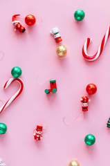 Giáng sinh,kẹo, trái châu, nền, christmas, candy, balls, background - Nataliya Vaitkevich