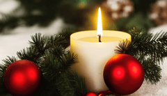 Giáng sinh, nến, trái châu, ấm áp, không khí giáng sinh, christmas, candles, balls, warm, christmas atmosphere - Ronaldo R&K