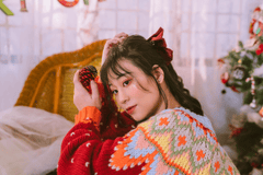 Giáng sinh, con gái, girl, studio, người mẫu, xmas, noel, christmas, merry christmas - Đan Thy Nguyễn Mai 49