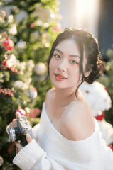 Giáng sinh, con gái, girl, studio, người mẫu, xmas, noel, christmas, merry christmas - Đan Thy Nguyễn Mai 4