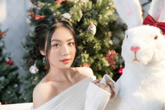 Giáng sinh, con gái, girl, studio, người mẫu, xmas, noel, christmas, merry christmas - Đan Thy Nguyễn Mai